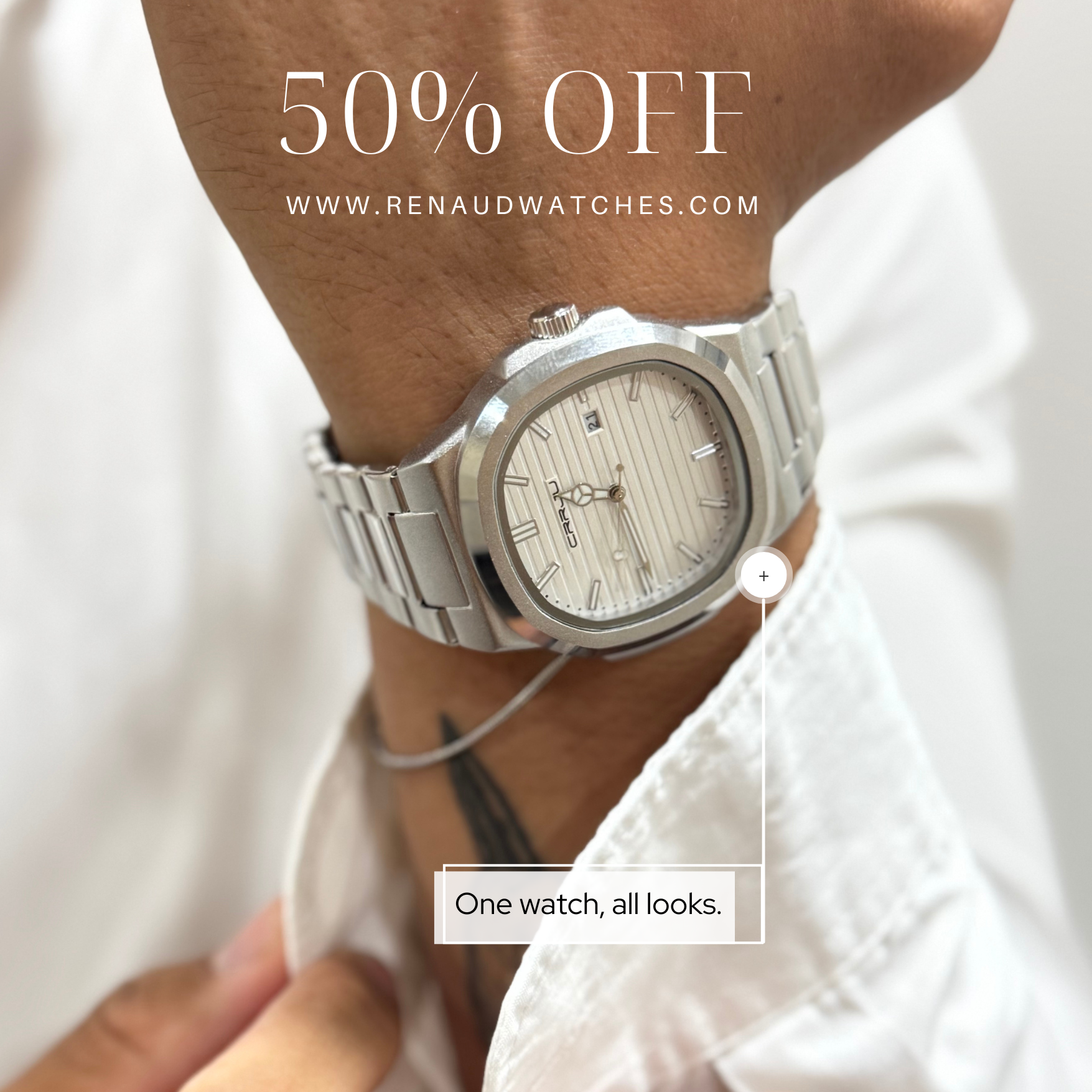 Stainless Steel Strap Watch - RIVE