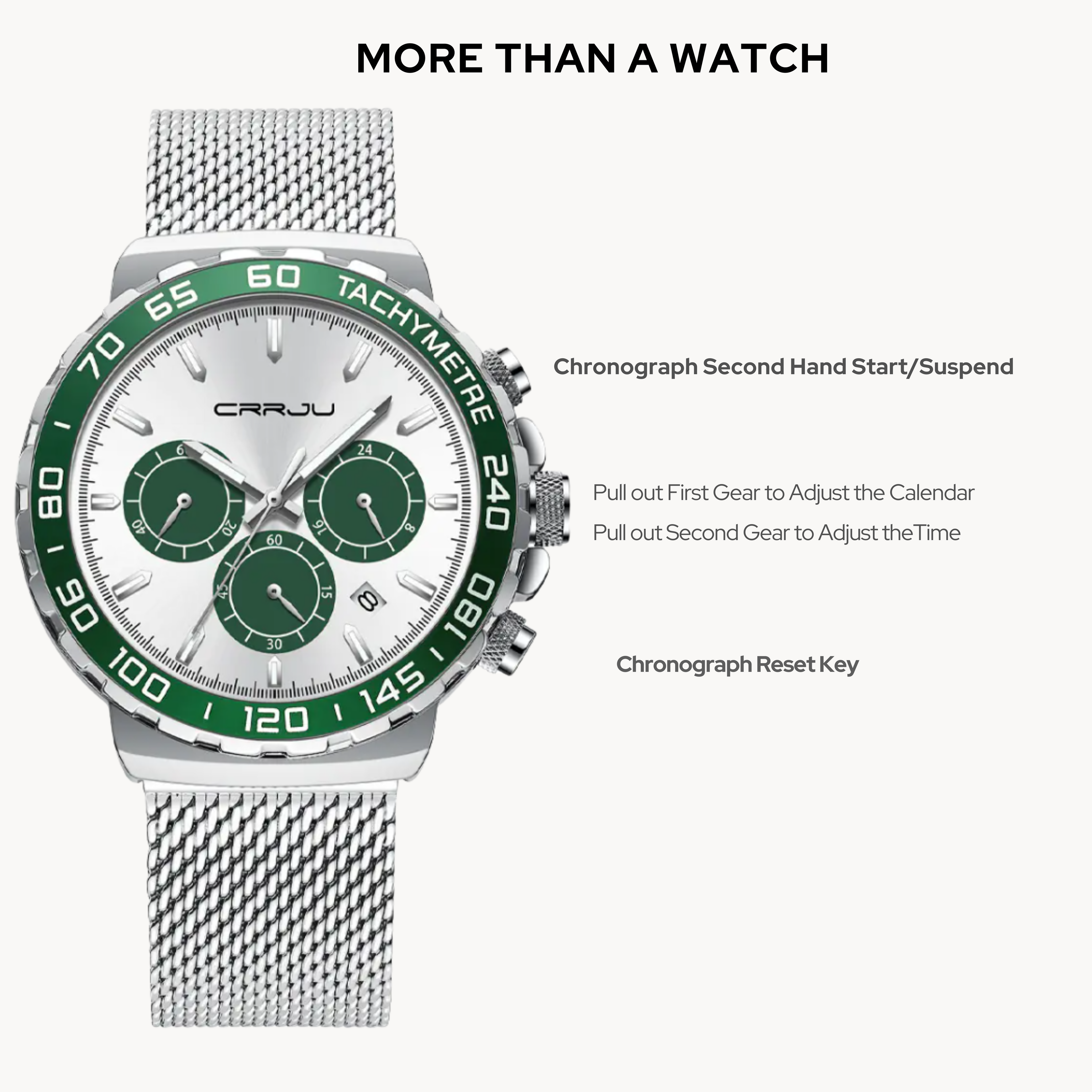 Stainless Steel Strap Watch – CRAWFORD