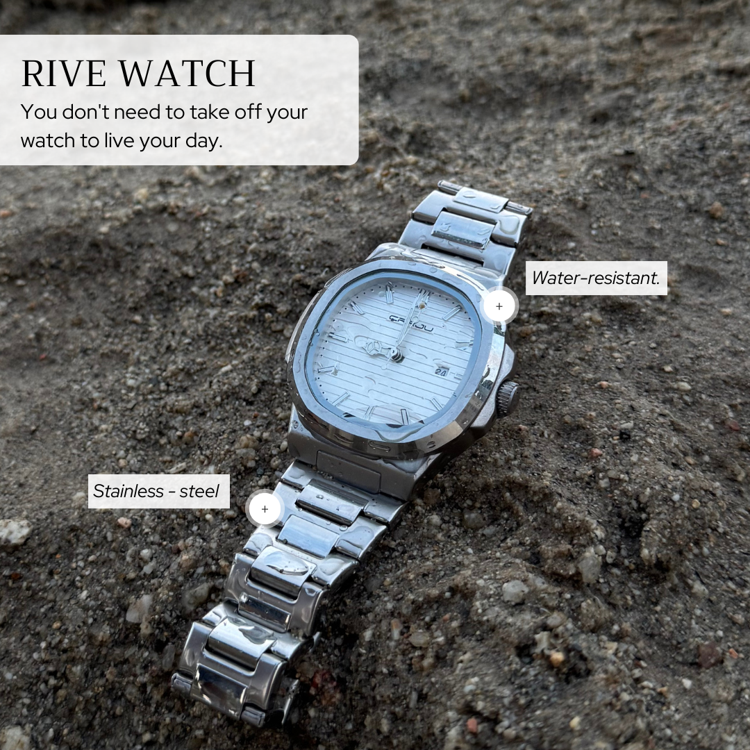 Stainless Steel Strap Watch - RIVE