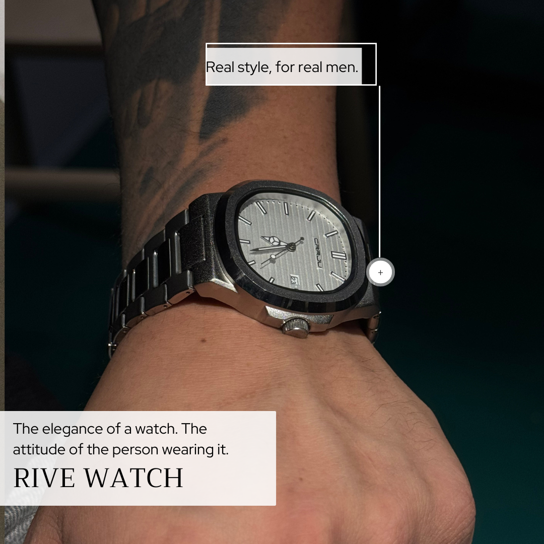 Stainless Steel Strap Watch - RIVE