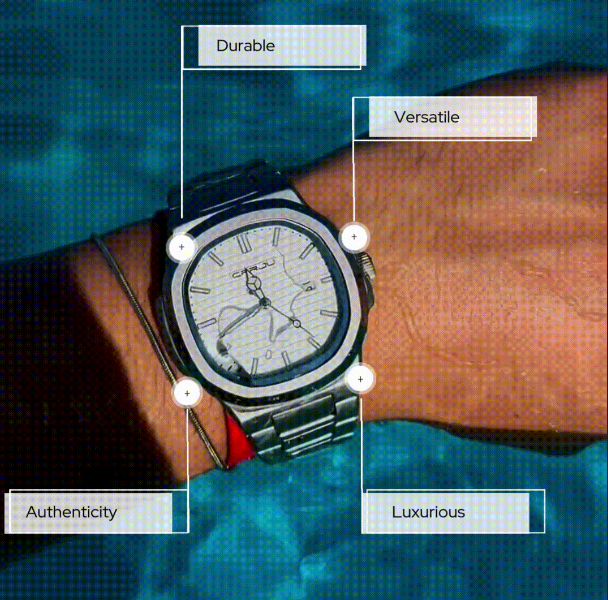 Stainless Steel Strap Watch - RIVE
